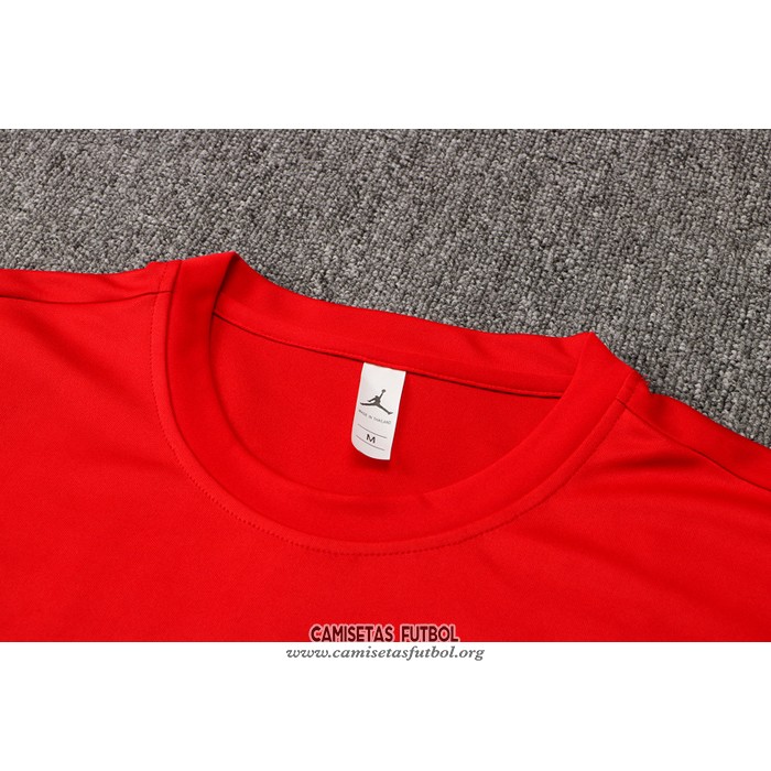 Chandal del Paris Saint-Germain Jordan Manga Corta 2021/2022 Rojo